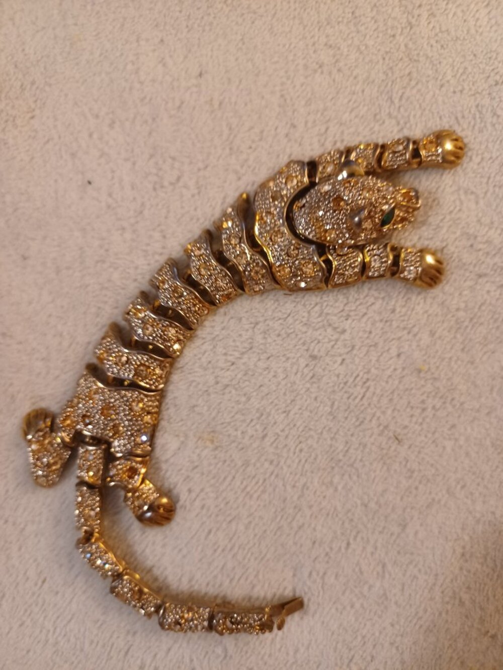 Jointed Tiger Tennis Bracelet